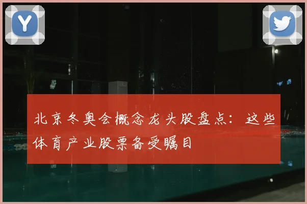 北京冬奥会概念龙头股盘点：这些体育产业股票备受瞩目