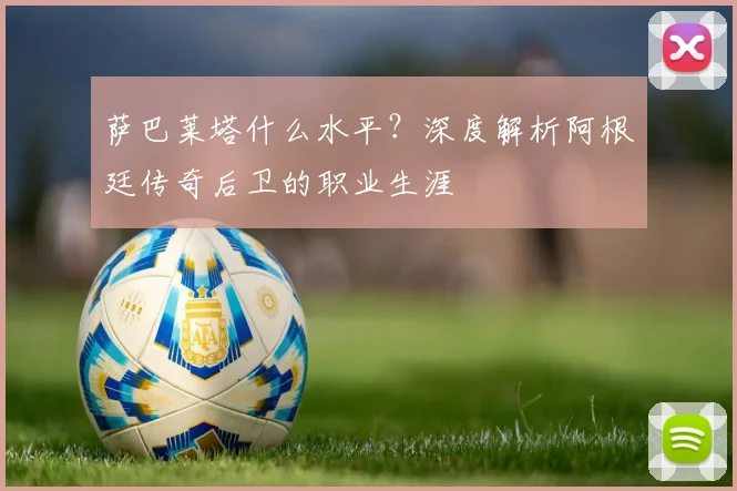 萨巴莱塔什么水平？深度解析阿根廷传奇后卫的职业生涯