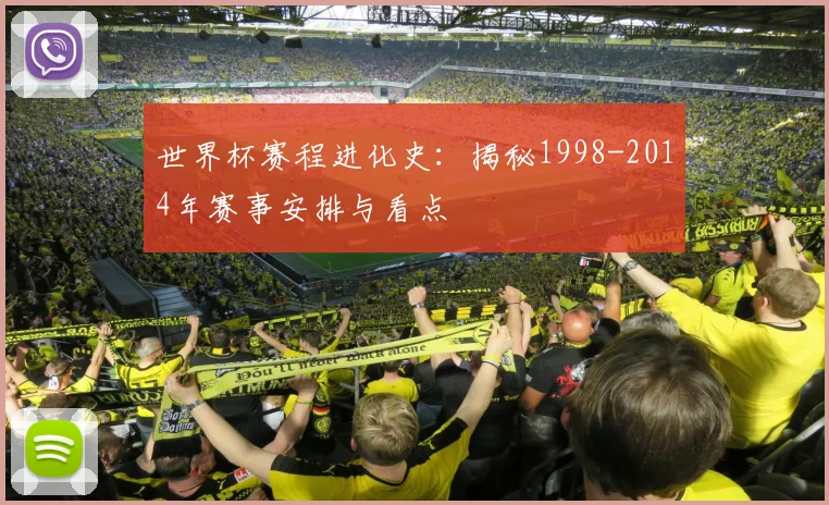 世界杯赛程进化史：揭秘1998-2014年赛事安排与看点