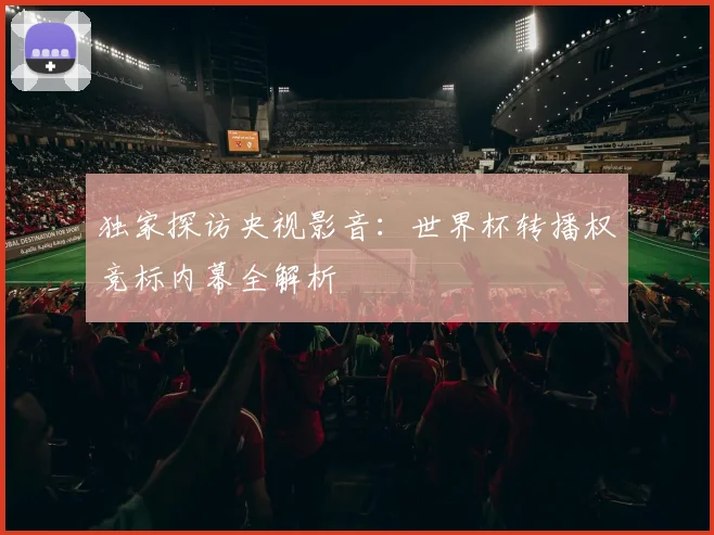 独家探访央视影音：世界杯转播权竞标内幕全解析